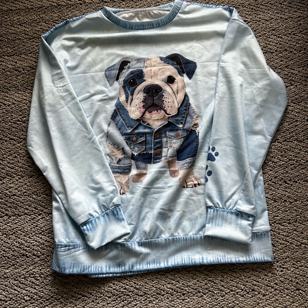 Bulldog Graphic Sweatshirt